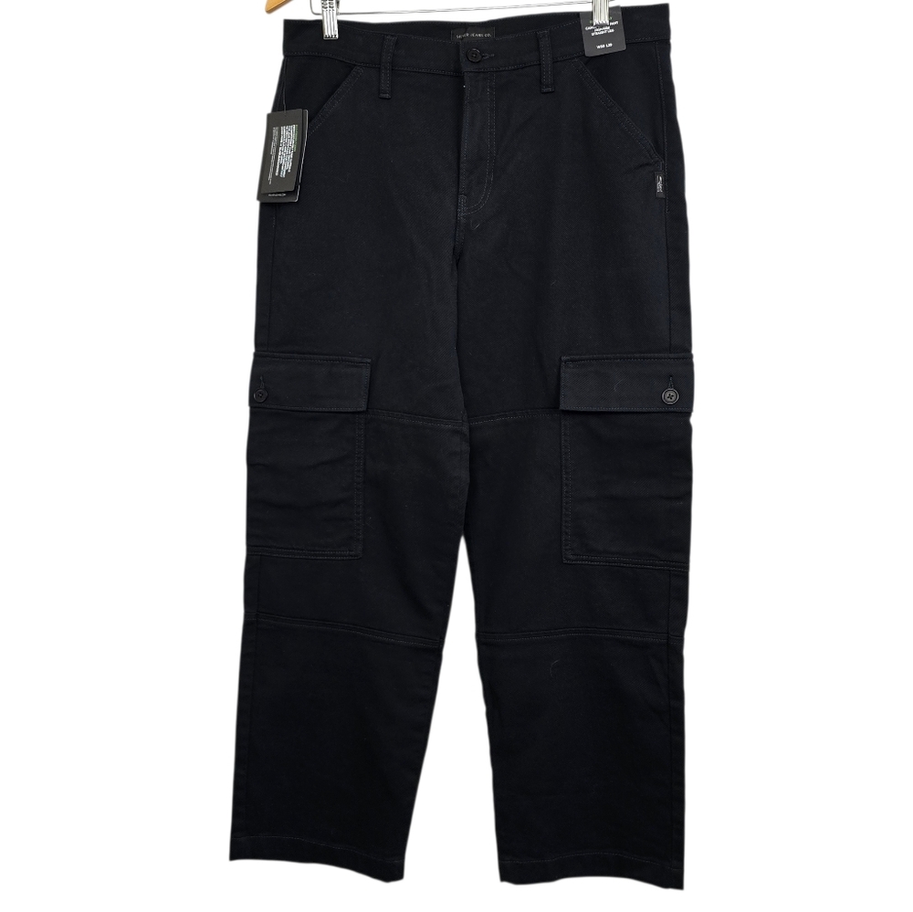 Silver Jeans Women's NWT Cargo Utility High Rise Straight Leg Jeans, Sz 30